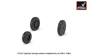 Roues Armory Models AW72410 EE Lightning avec pneus lestés, fin 1/72 – image 2