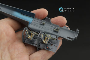 Intérieur imprimé en 3D et coloré sur papier décalcomanie Quinta Studio QD48611 A6M2-K Zero (Eduard) 1/48 – immagine 6
