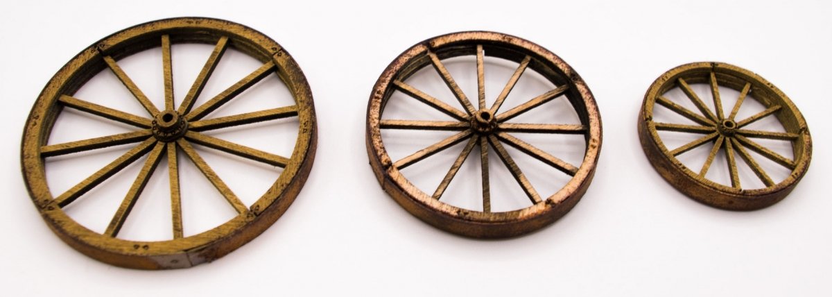 RT-Diorama 35599 Roues de chariot (3 pièces) 1/35 – immagine 2