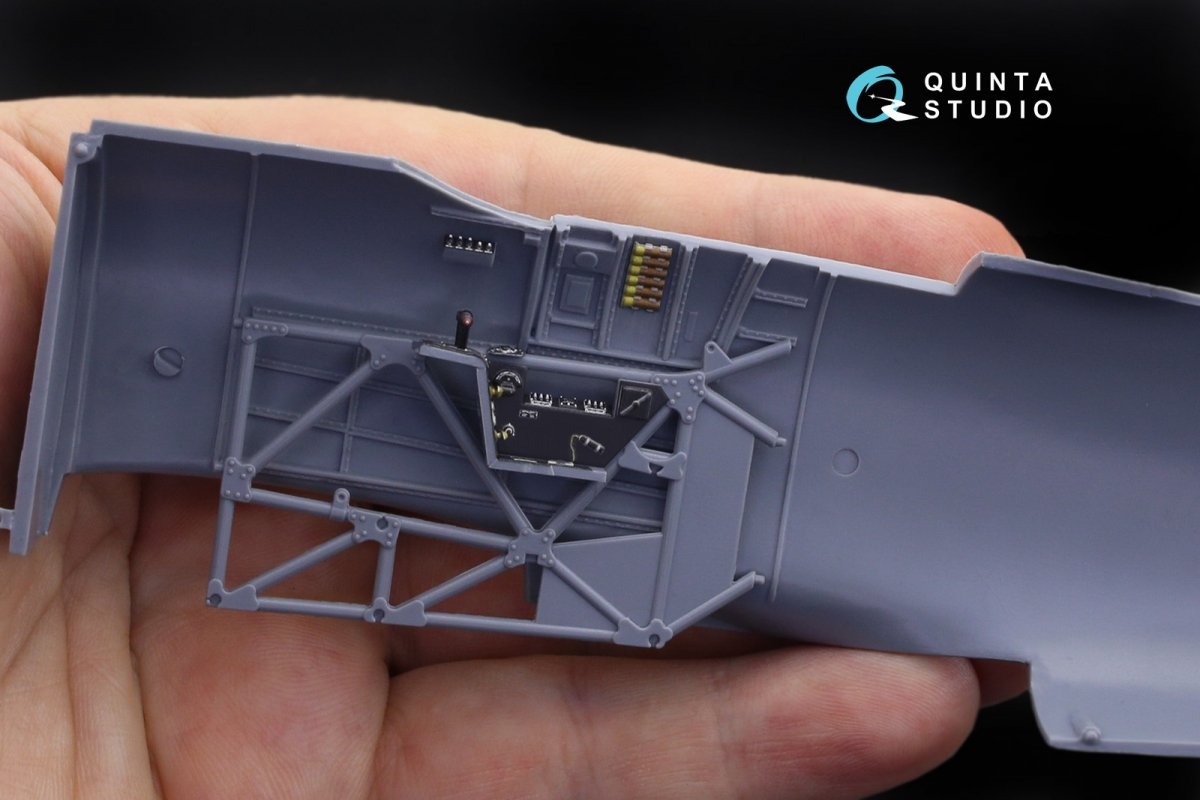 Intérieur imprimé en 3D et coloré sur papier décalcomanie Quinta Studio QD32097 Tempest Mk.V (Special Hobby/Revell) 1/32 – image 3