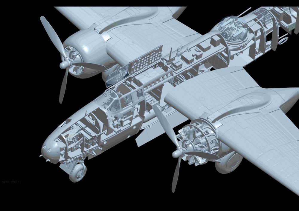 Maquette HK Models 01E039 A-20G Havoc over Europe 1/32 – image 6