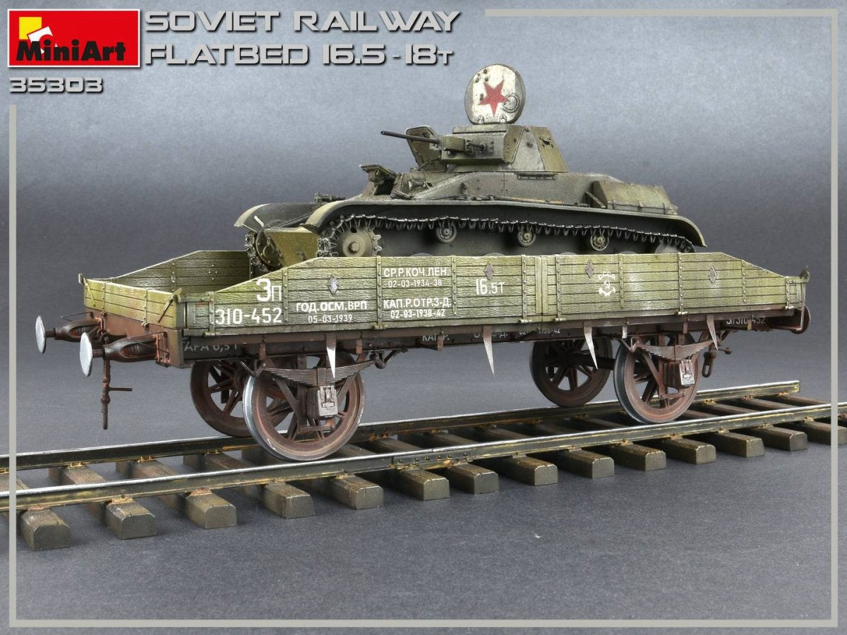 MiniArt 35303 Plateau ferroviaire soviétique 16,5-18t (1/35) – imagen 11