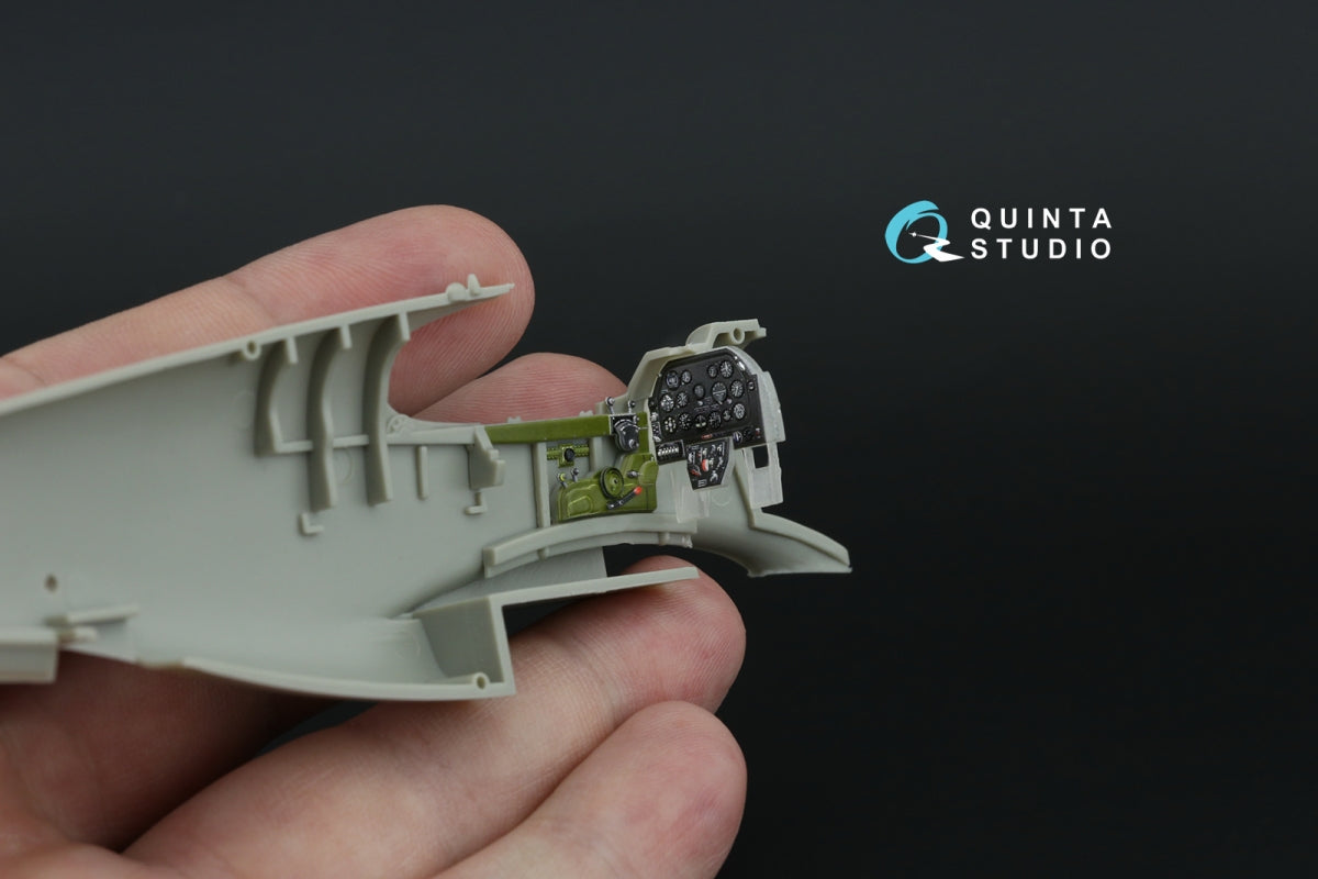 Intérieur coloré imprimé en 3D sur papier décalcomanie Quinta Studio QD48473 P-51A (Accurate Miniatures/Academy) 1/48 – immagine 8