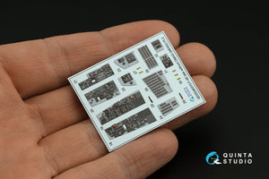 Quinta Studio QD+48370 F-4E tardif sans DMAS, intérieur imprimé en 3D et coloré sur papier décalcomanie (Meng) (avec pièces en résine imprimées en 3D) 1/48 – image 5