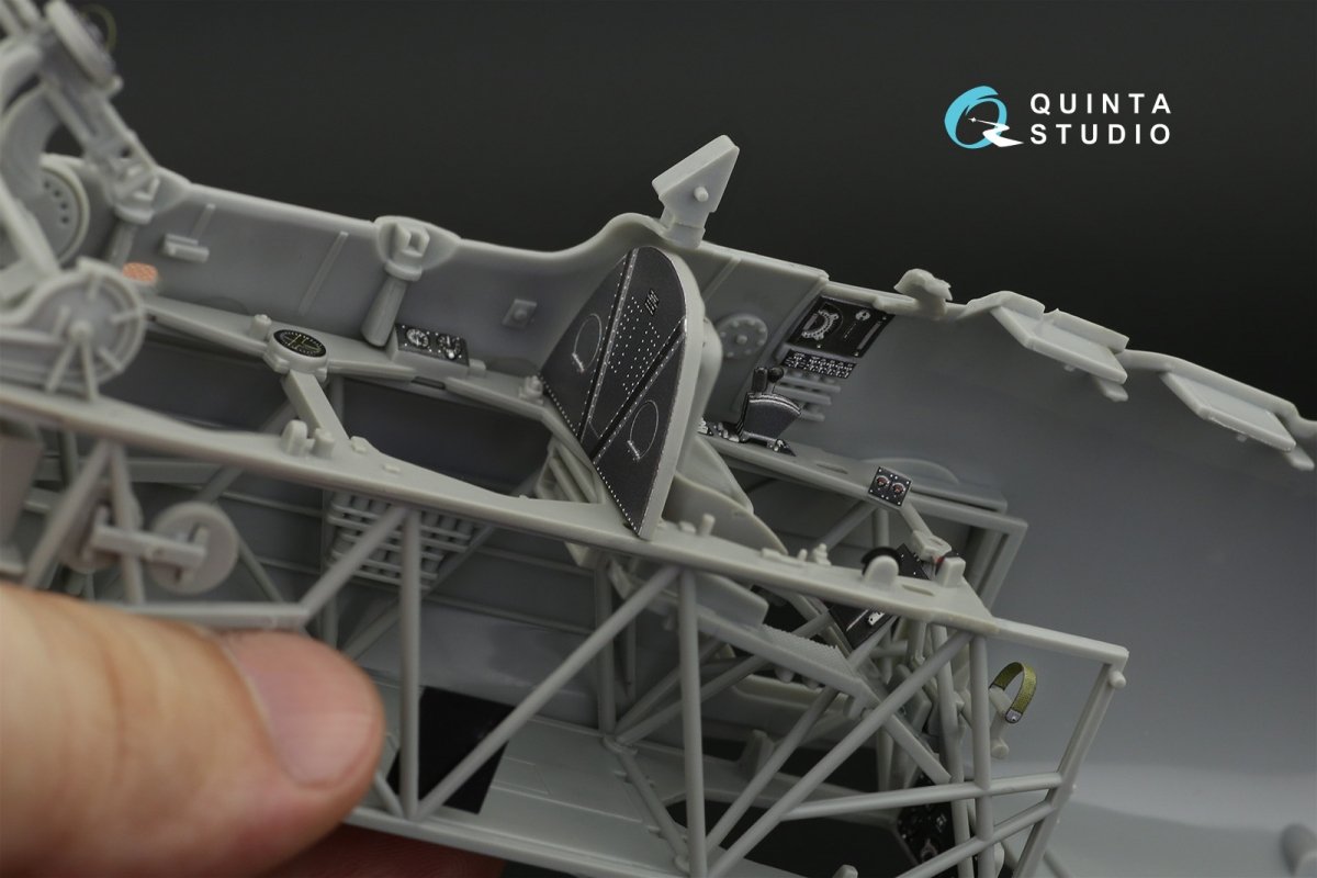 Intérieur imprimé en 3D et coloré sur papier décalcomanie Quinta Studio QD32115 Fairey Swordfish Mk.I (Trumpeter) 1/32  – Bild 9