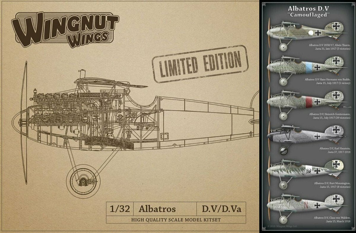 Wingnut Wings 32904 Albatros DV « Camouflé » 1/32