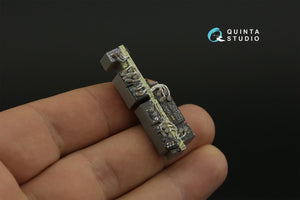 Quinta Studio QD35117 AH-64D Baies avioniques avant étendues Intérieur imprimé en 3D et coloré sur papier décalcomanie (Meng) 1/35 – image 10