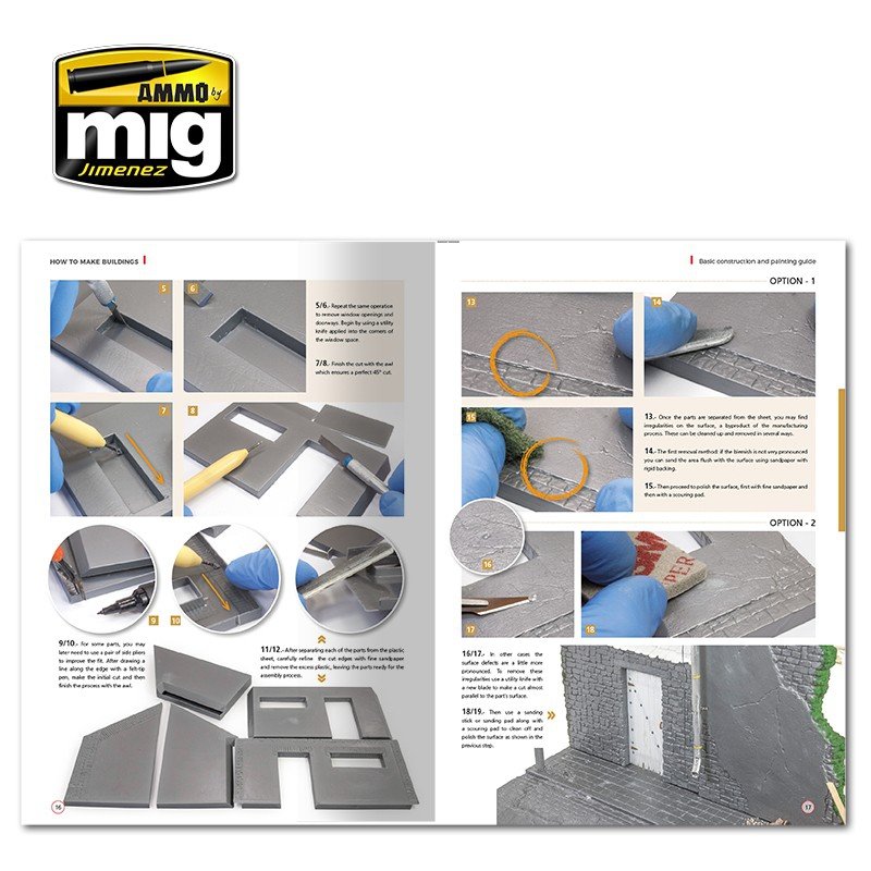 AMMO de Mig Jimenez 6135 COMMENT CONSTRUIRE DES BÂTIMENTS. GUIDE DE CONSTRUCTION ET DE PEINTURE DE BASE (Anglais) – image 2