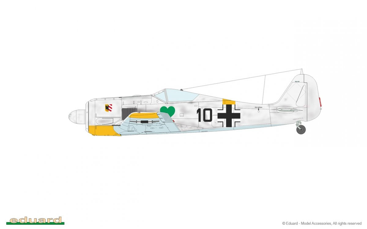 Eduard 84117 Fw 190A-4 avec volets moteur et ailes à 2 mitrailleuses, échelle 1/48 – image 14