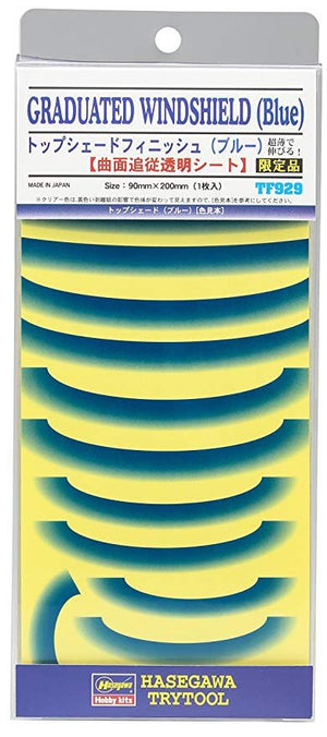 Pare-brise dégradé Hasegawa TF929 (bleu)