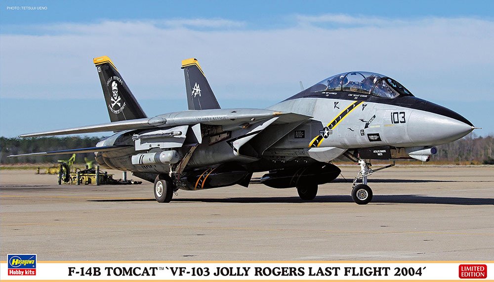 Hasegawa 02434 F-14B Tomcat VF-103 Jolly Rogers Last Flight 2004 1/72 