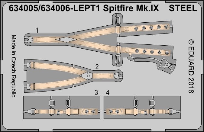 Eduard 634006 Spitfire Mk. IX fin LööK TAMIYA 1/32 – Bild 4