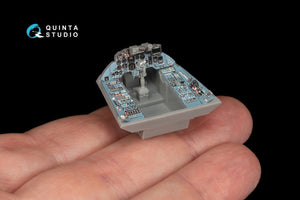 Intérieur imprimé en 3D et coloré sur papier décalcomanie Quinta Studio QD48173 Su-33 (pour kit Minibase) 1/48 – immagine 6
