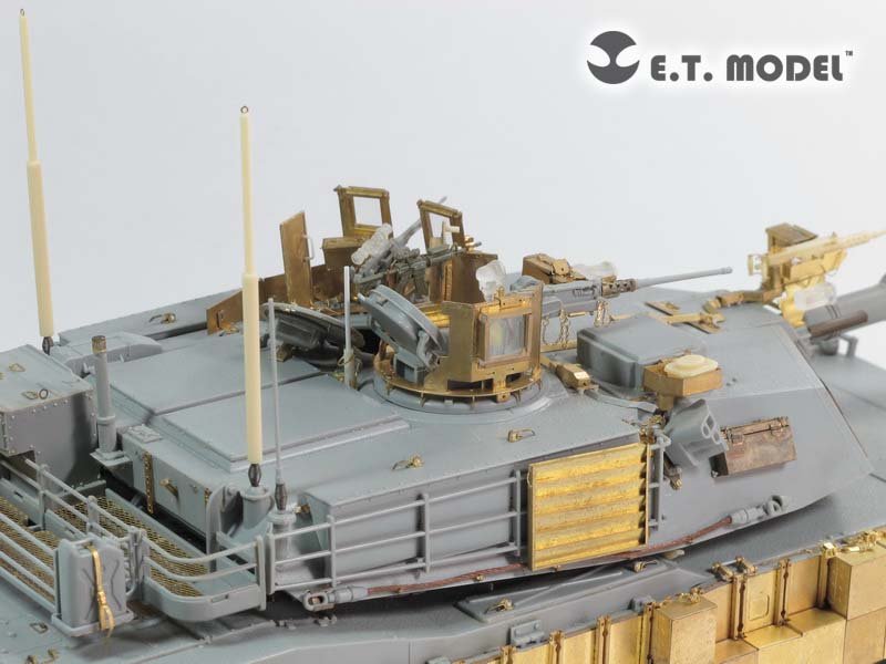ET Modèle E35-165 Char de combat principal M1A1 de l&amp;#39;armée américaine moderne TUSK I (Pour DRAGON 3535) (1/35) – image 8