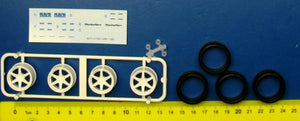Jantes et pneus Aoshima 01001 Volk Racing Te37 1/24 – immagine 2