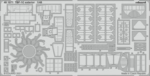 Eduard 481071 TBF-1C extérieur ACADEMY 1/48