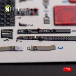 KELIK K48104 F-86A Saber - décalcomanies 3D intérieures pour kit ClearProp 1/48  – Bild 2