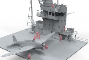 Border Model BR-006 IJN Carrier Crew Pilots &amp;amp; Officers x 8 figurines en résine 1/35 – Bild 3