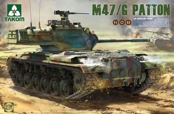 Takom 2070 Char moyen américain M47 (2 en 1) (1/35)