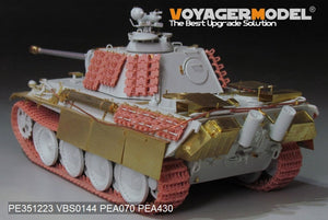 Maquette Voyager PE351223 Panther G allemand de la Seconde Guerre mondiale, version tardive, pour maquette MENG TS-054 au 1/35 – Bild 9