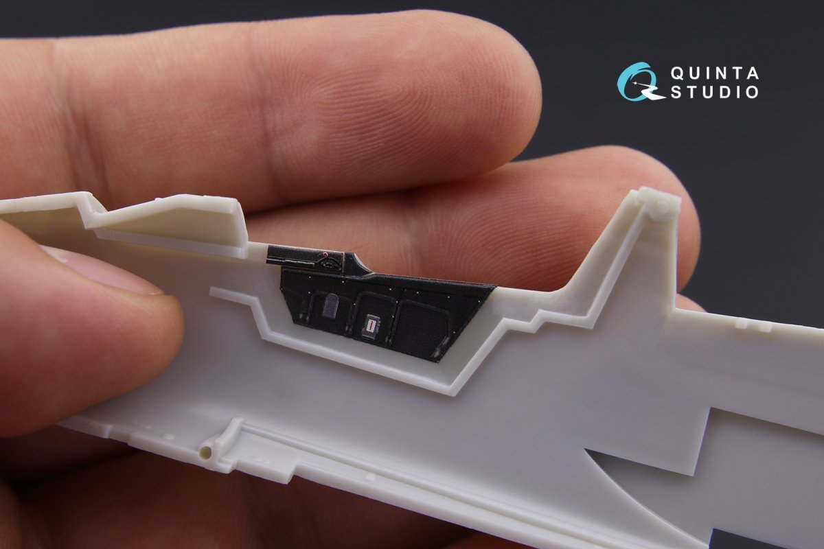 Intérieur imprimé en 3D et coloré sur papier décalcomanie Quinta Studio QD48114 Mirage 2000-5 (pour kit Kinetic) 1/48 – image 3