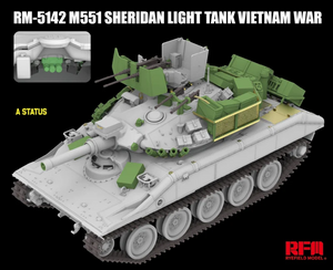 Rye Field Maquette 5142 M551 Char léger Sheridan Guerre du Vietnam 1/35 – Bild 3