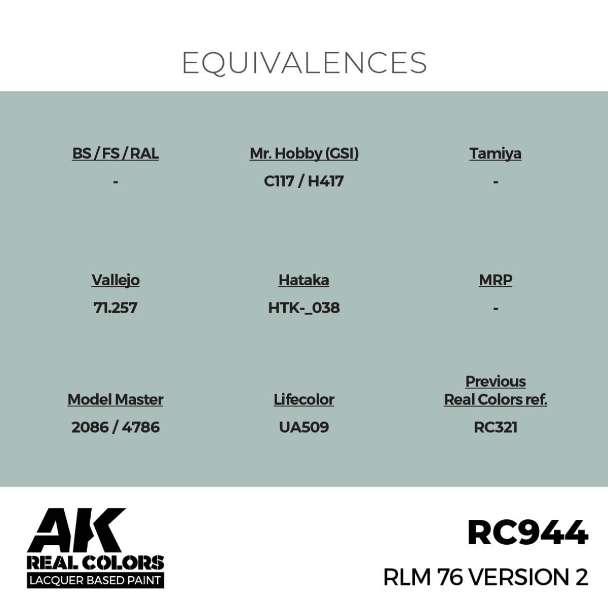 AK Interactive RC944 RLM 76 Version 2 17 ml – imagen 2