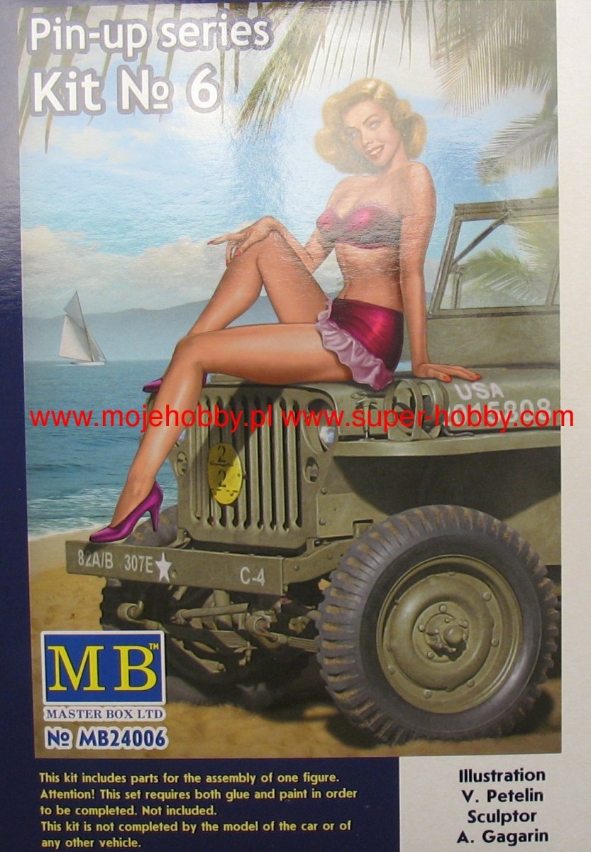 Kit Master Box 24006 série Pin-up n° 6 Samantha 1/24 – image 5