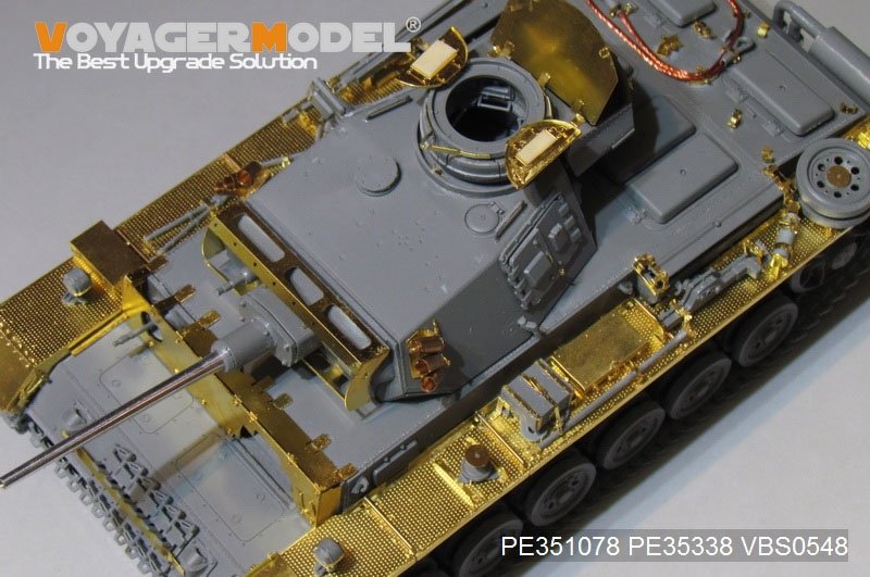 Maquette Voyager PE351078B, char allemand Pz.KPfw.III Ausf.M de base pour Takom au 1/35 (Seconde Guerre mondiale) – immagine 6