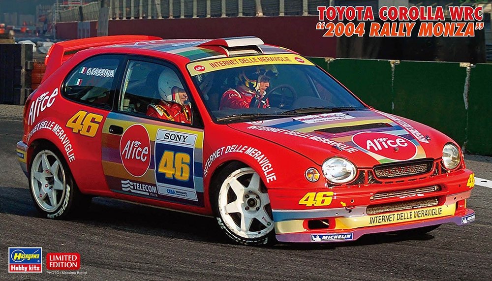 Hasegawa 20619 Toyota Corolla WRC 2004 Rallye Monza 1/24