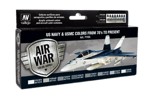Vallejo 71155 Couleurs de l&amp;#39;US Navy et de l&amp;#39;USMC des années 70 à nos jours
