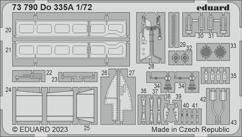 Eduard 73790 Do 335A HOBBY 2000, DRAGON 1/72 – image 2