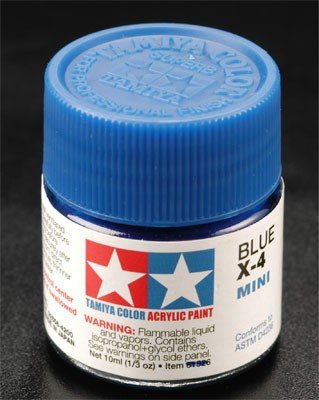 Peinture acrylique Tamiya X4 Bleu (81504) 10 ml – image 3