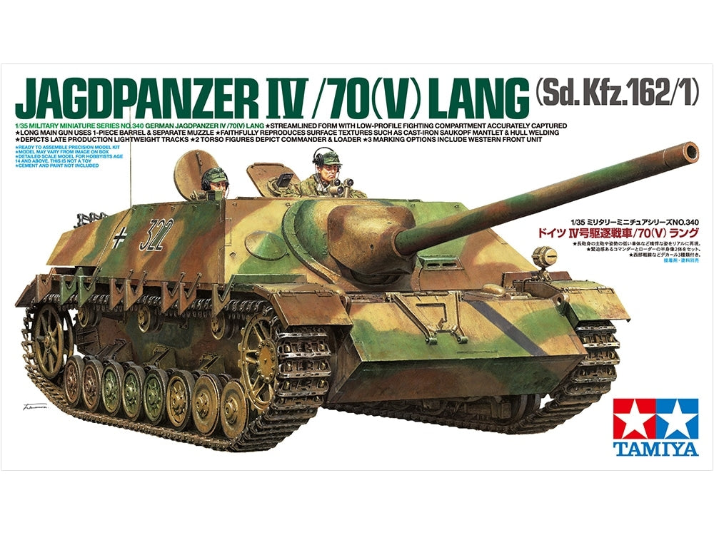 Tamiya 35340 Jagdpanzer allemand IV /70(V) Lang (1/35) – immagine 2
