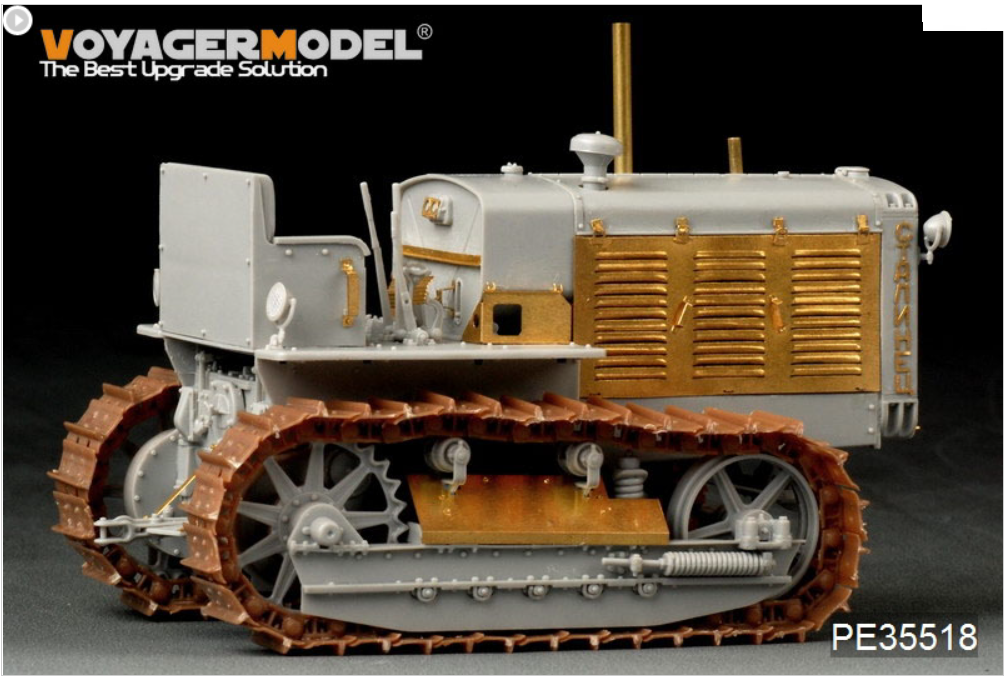 Tracteur soviétique ChTZ S-65 de la Seconde Guerre mondiale, modèle Voyager PE35518, pour maquette Trumpeter 05538, échelle 1/35 – image 3