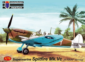 Kovozavody Prostejov KPM0147 Spitfire Mk.Vc &amp;quot;en service RAAF&amp;quot; 1/72