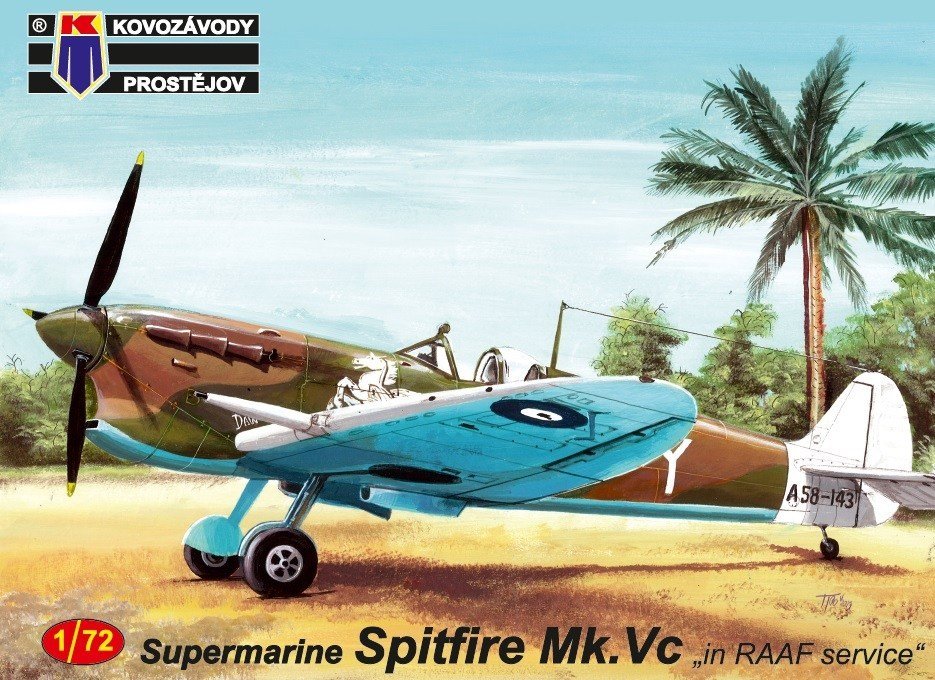 Kovozavody Prostejov KPM0147 Spitfire Mk.Vc &amp;quot;en service RAAF&amp;quot; 1/72