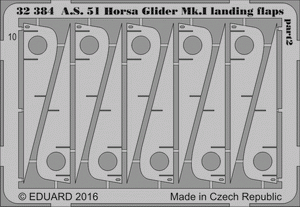 Eduard 32384 AS 51 Horsa Planeur Mk. et volets d&amp;#39;atterrissage 1/35 BRONCO