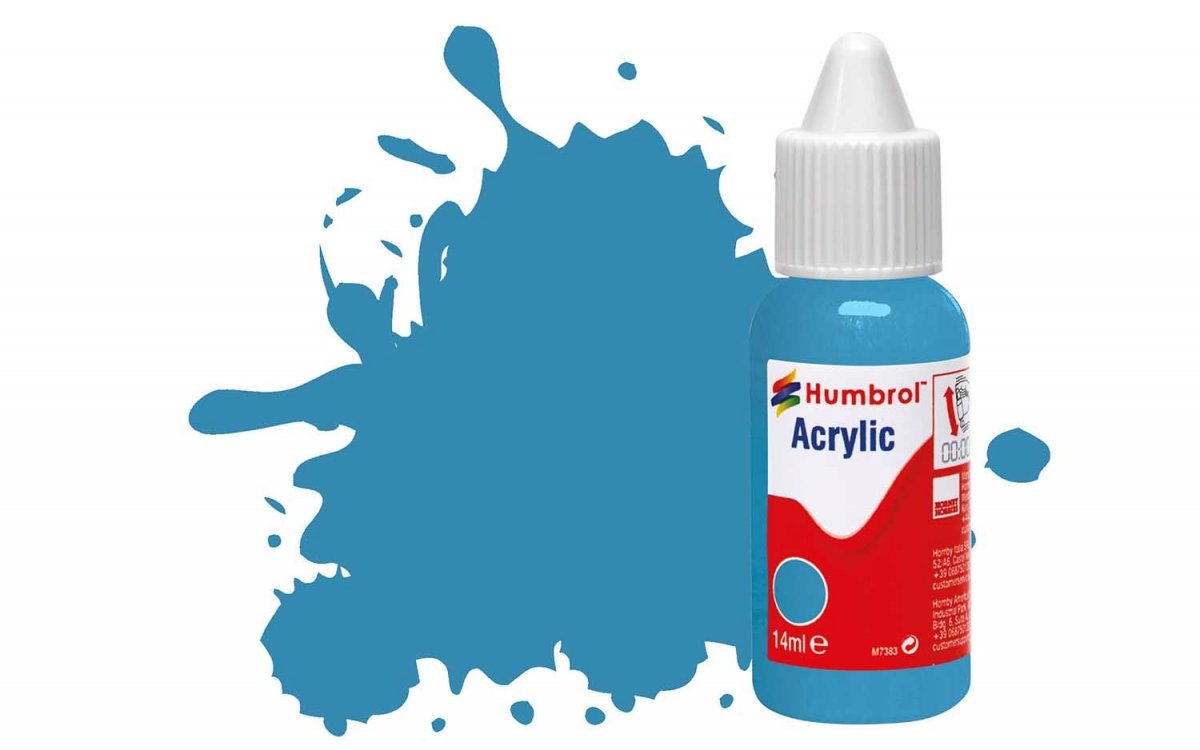 Humbrol DB0048 N° 48 Bleu Méditerranée Brillant - 14 ml.