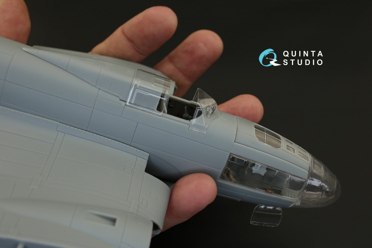 Verrière transparente thermoformée Quinta Studio QC48100 IL-4 (pour kit Xuntong) 1/48 – image 5
