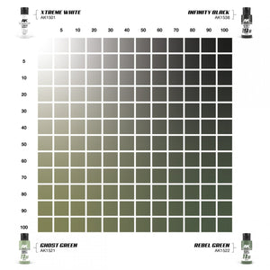 AK Interactive AK1555 DUAL EXO SET 11 – 11A GREEN FANTÔME &amp;amp; 11B GREEN REBEL – Bild 4
