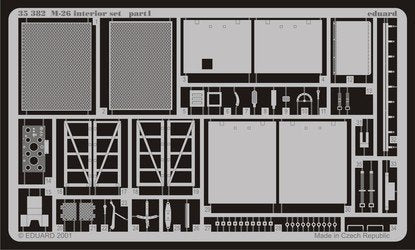 Intérieur du M-26 DWag Eduard 35382 au 1/35 Tamiya – image 2