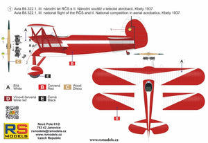 RS Models 94019 Avia Bs.322-1 Édition Limitée 1/72 – immagine 2