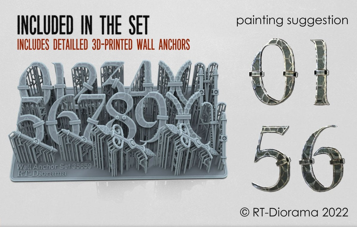 RT-Diorama 35659 Kit de fixation murale [Type 1] 1/35 – image 2