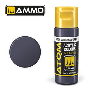 AMMO de Mig Jimenez 20148 ATOM COLOR Gris Ombre 20ml
