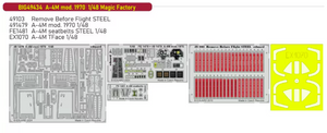 Ensemble de détails Eduard BIG49434 A-4M Mod. 1970 pour Magic Factory au 1/48 – immagine 2