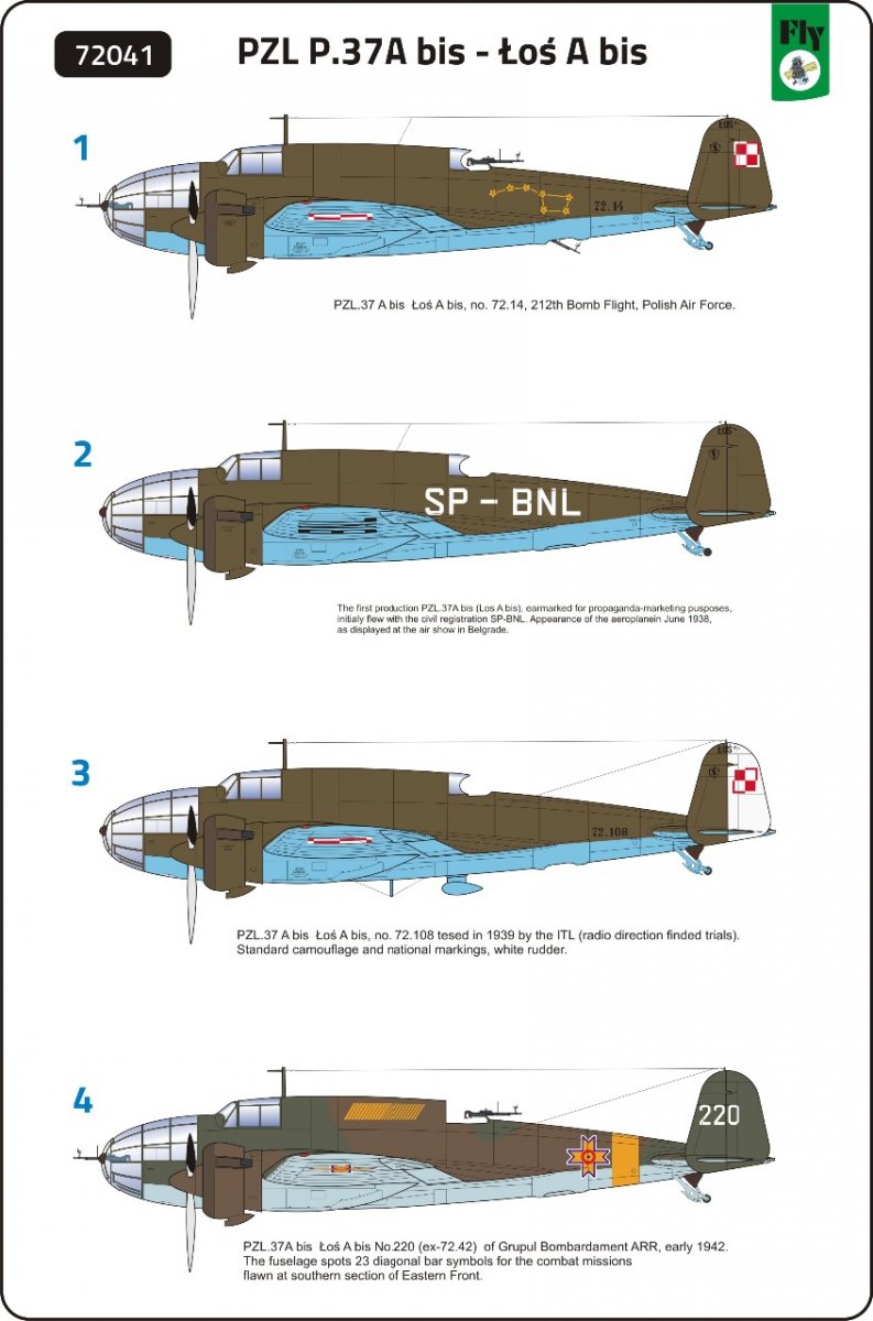 Fly 72041 PZL.37 A bis Orignal A bis (1/72) – image 8