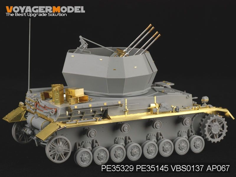 Maquette Voyager PE35329 Flakpanzer IV « Wirbelwind » allemand de 20 mm de la Seconde Guerre mondiale pour DRAGON 6540 au 1/35  – image 7