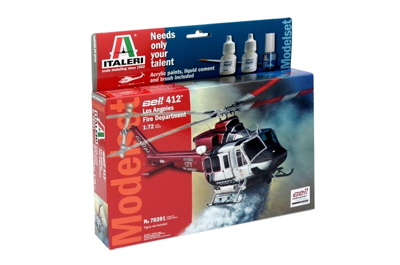 Maquette Italeri 70391 BELL 412 Los Angeles au 1/72