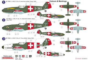 Maquette AZ7664 Messerschmitt Bf.109E-3 Force aérienne suisse, échelle 1/72 – immagine 2